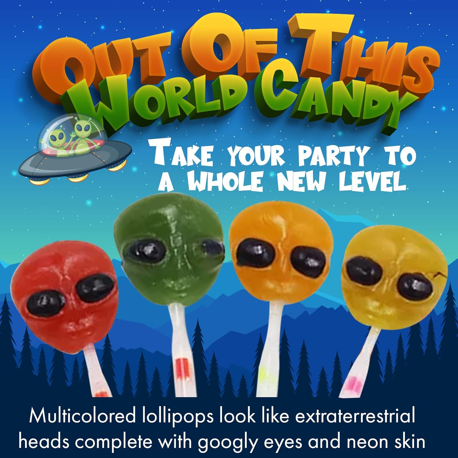 Fusion Select Alien Halloween Lollipops