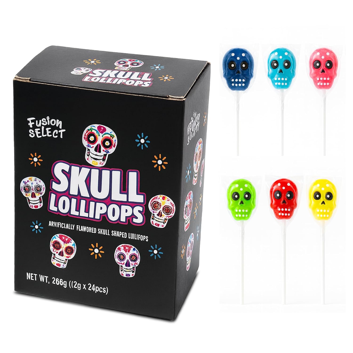 Fusion Select Sugar Skull Lollipops
