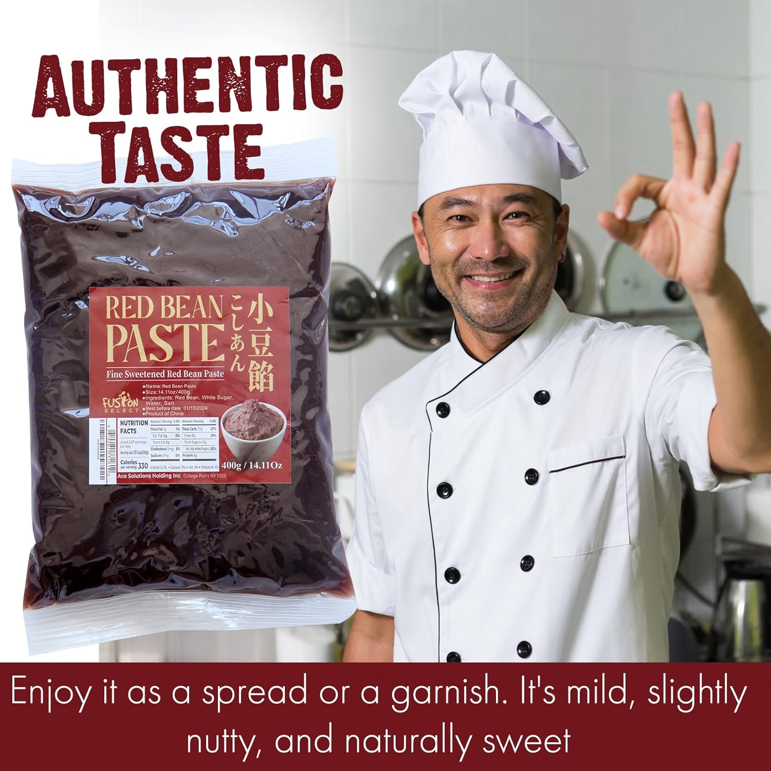 Fusion Select Red Bean Paste