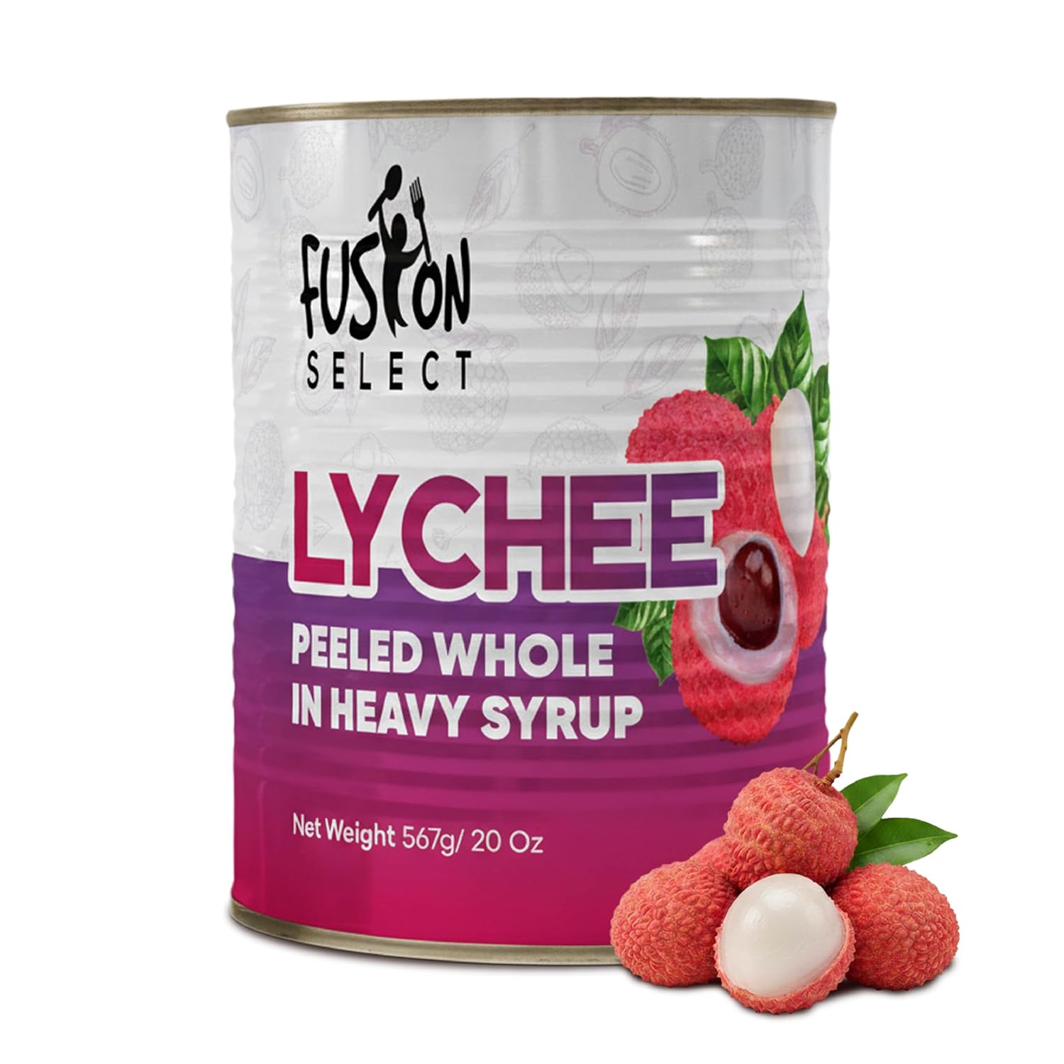 Fusion Select Canned Lychees in Syrup