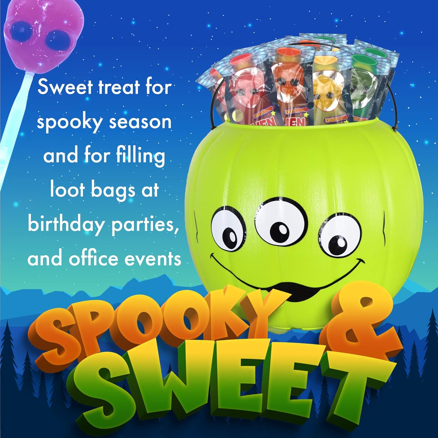 Fusion Select Alien Halloween Lollipops