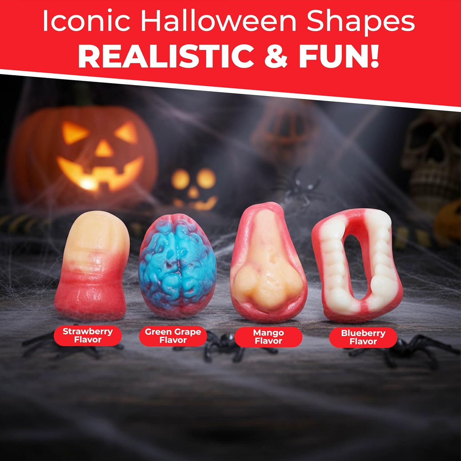 Fusion Select Gummy Body Parts Candy