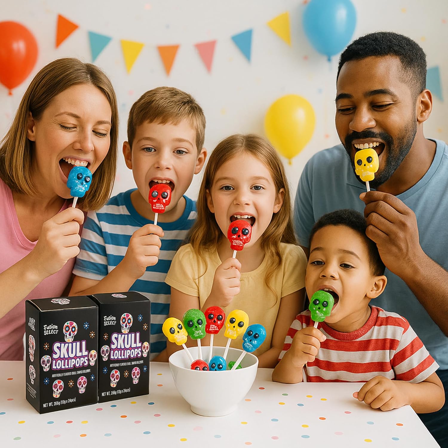 Fusion Select Sugar Skull Lollipops