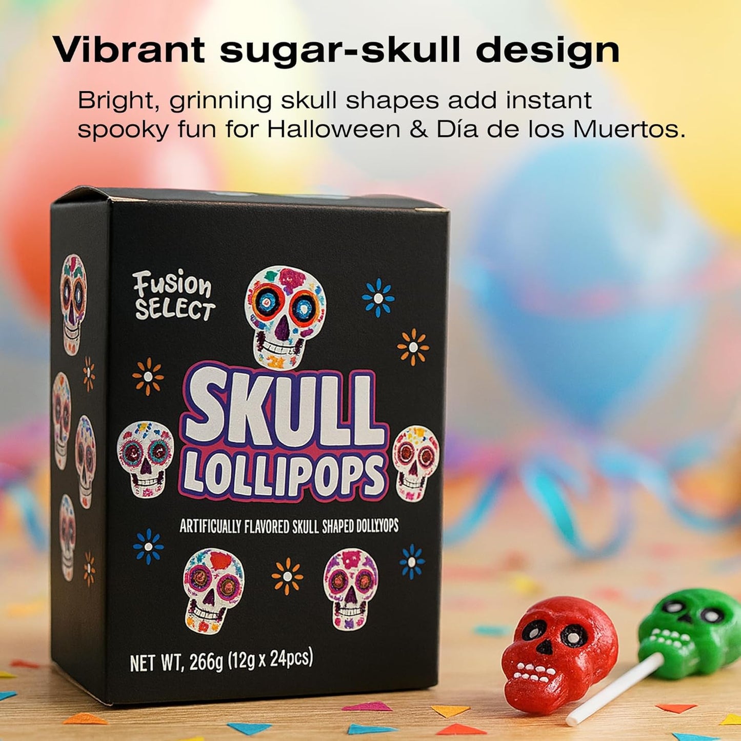 Fusion Select Sugar Skull Lollipops