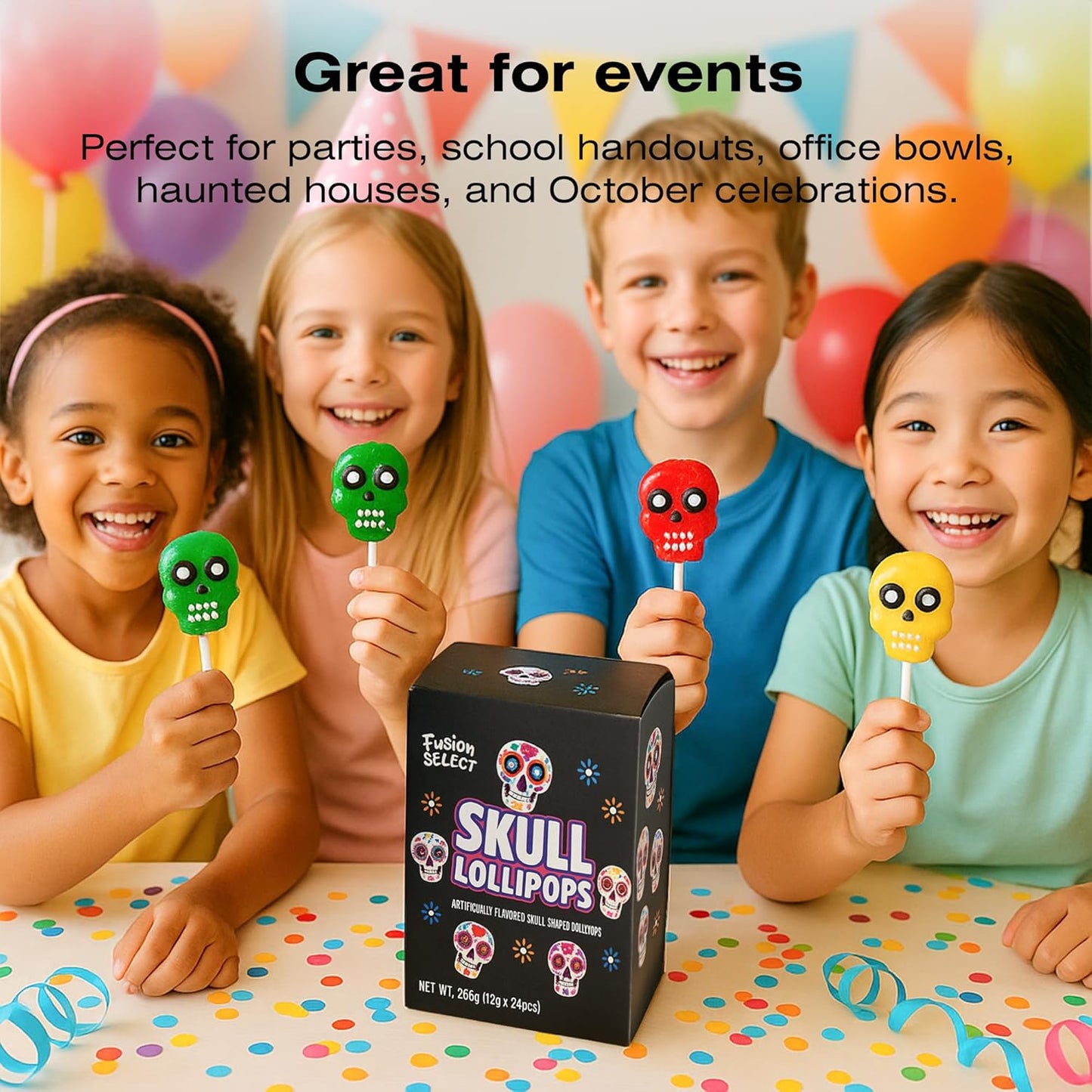 Fusion Select Sugar Skull Lollipops