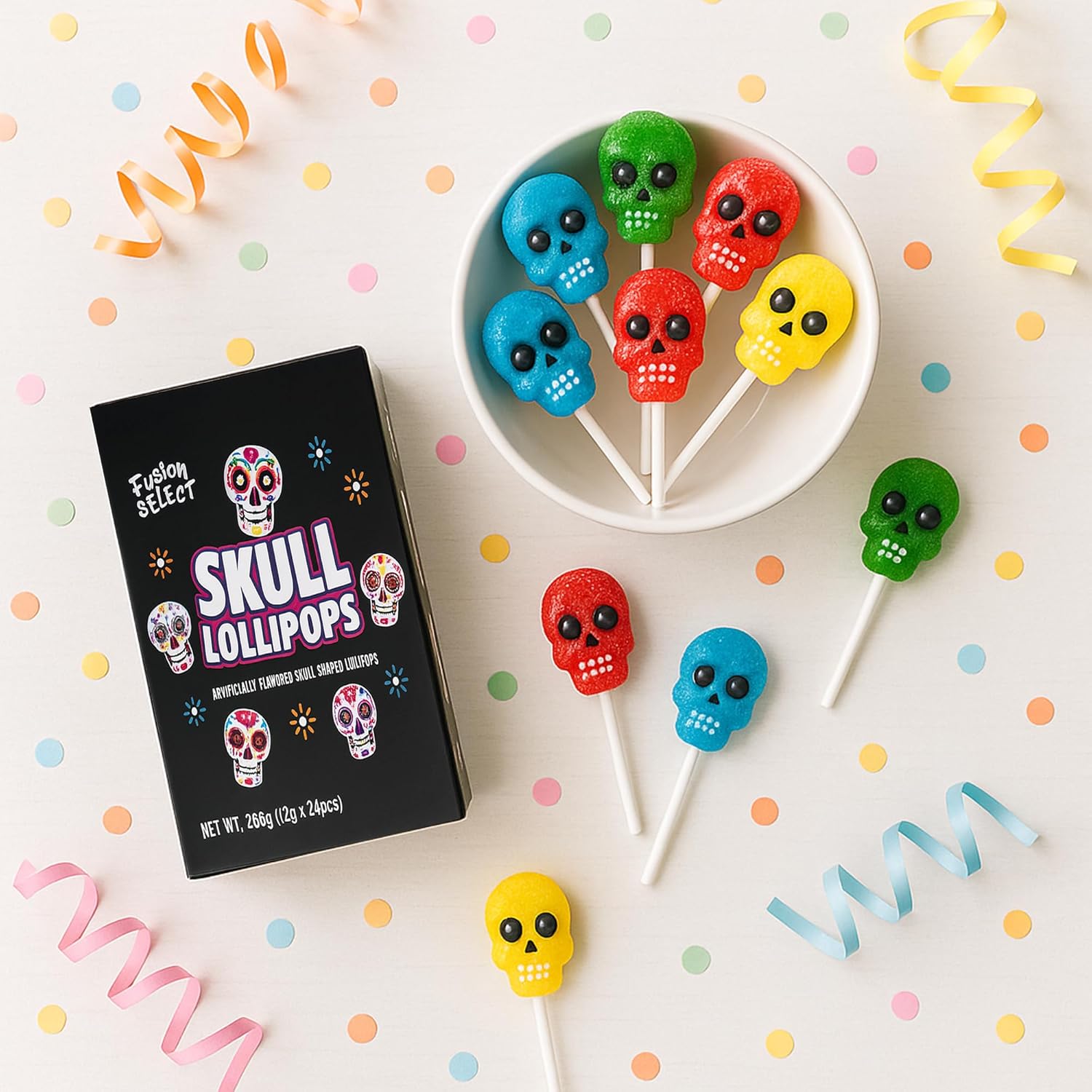 Fusion Select Sugar Skull Lollipops