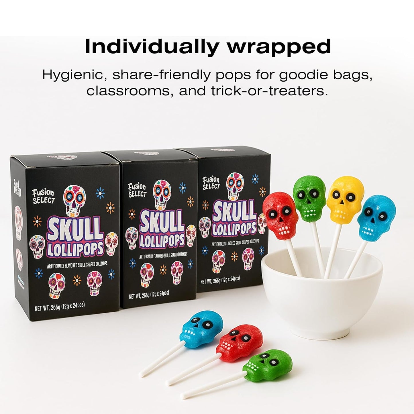 Fusion Select Sugar Skull Lollipops