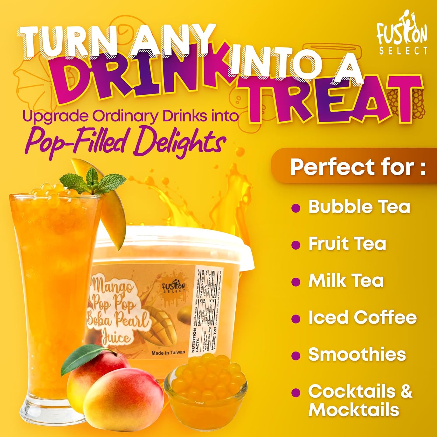 Fusion Select Bursting Boba Variety Pack