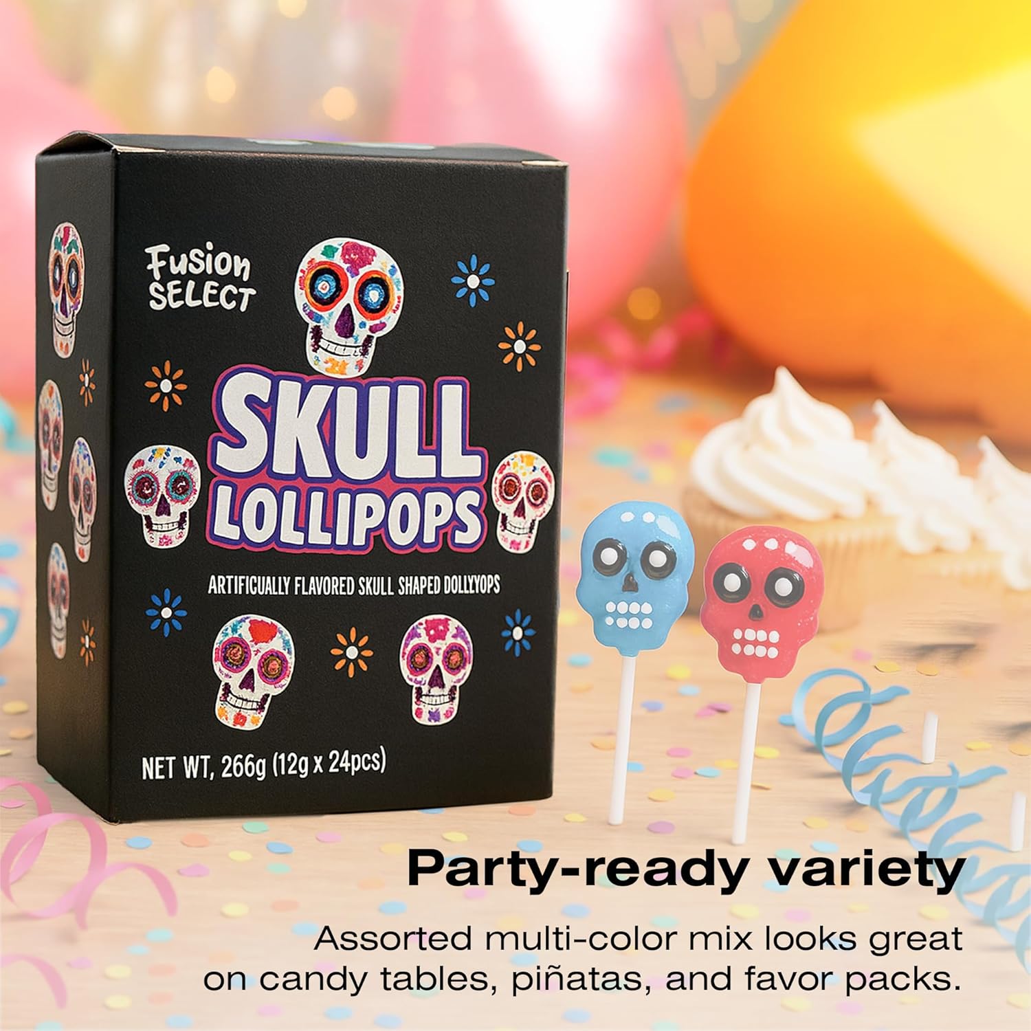 Fusion Select Sugar Skull Lollipops