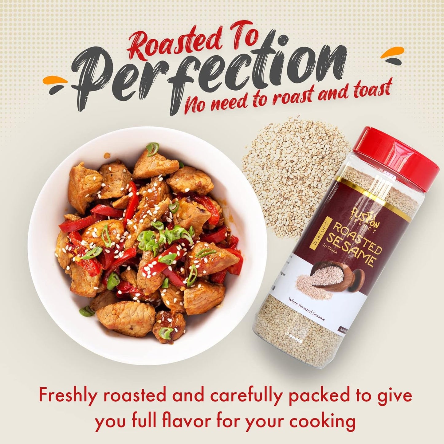 Fusion Select Roasted Sesame Seeds