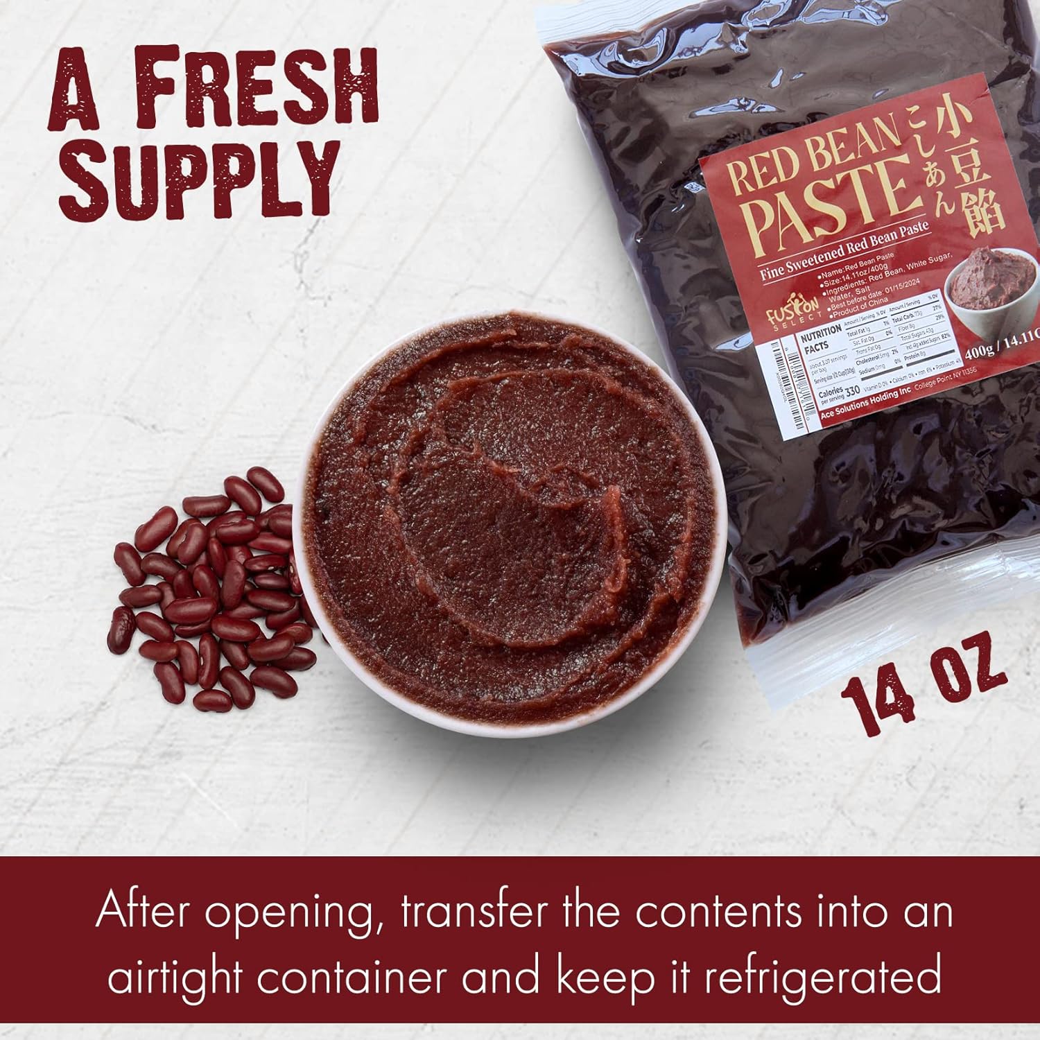 Fusion Select Red Bean Paste