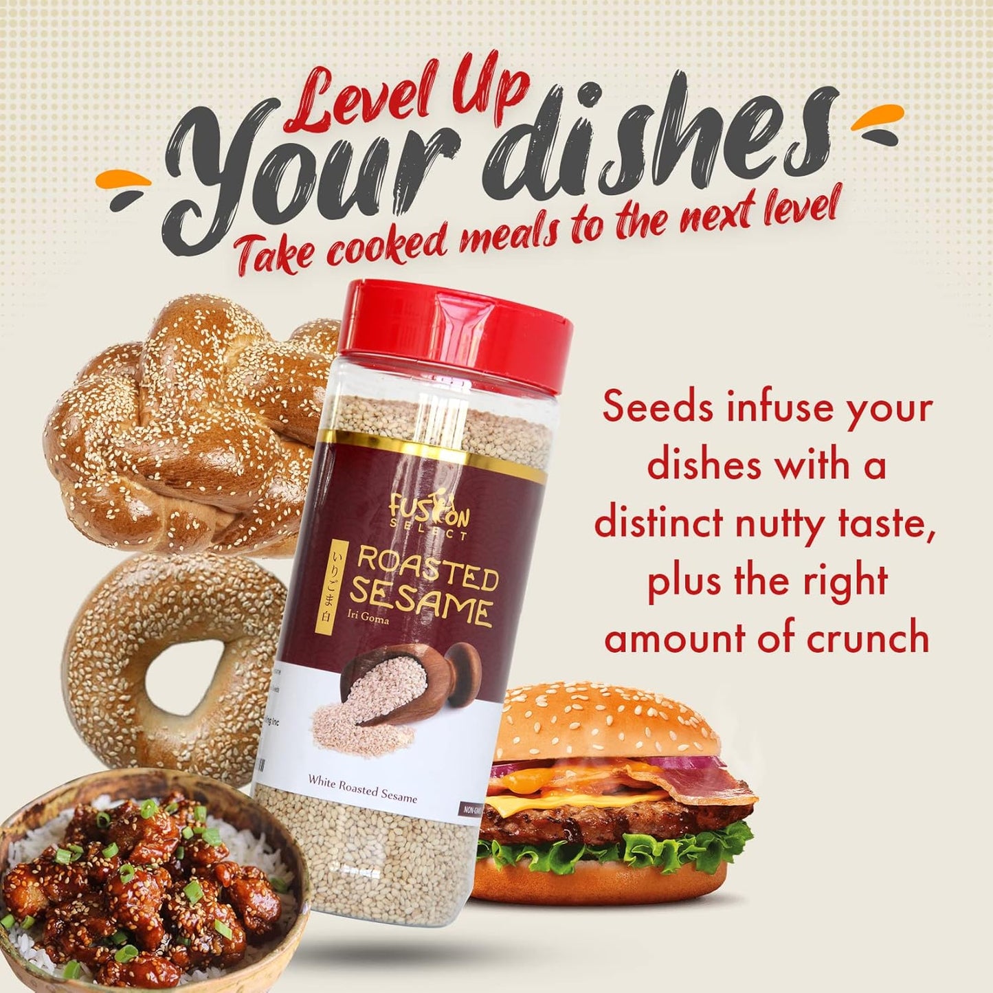 Fusion Select Roasted Sesame Seeds