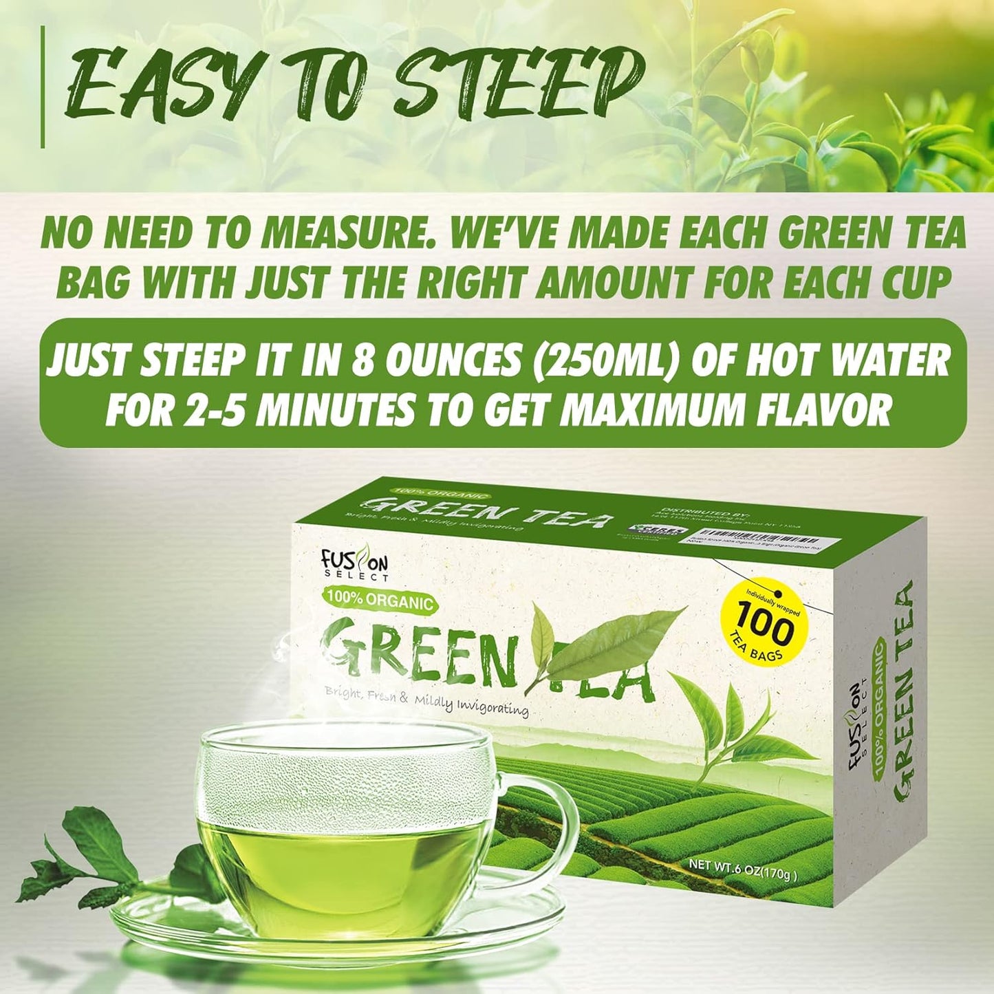 Fusion Select Organic Green Tea