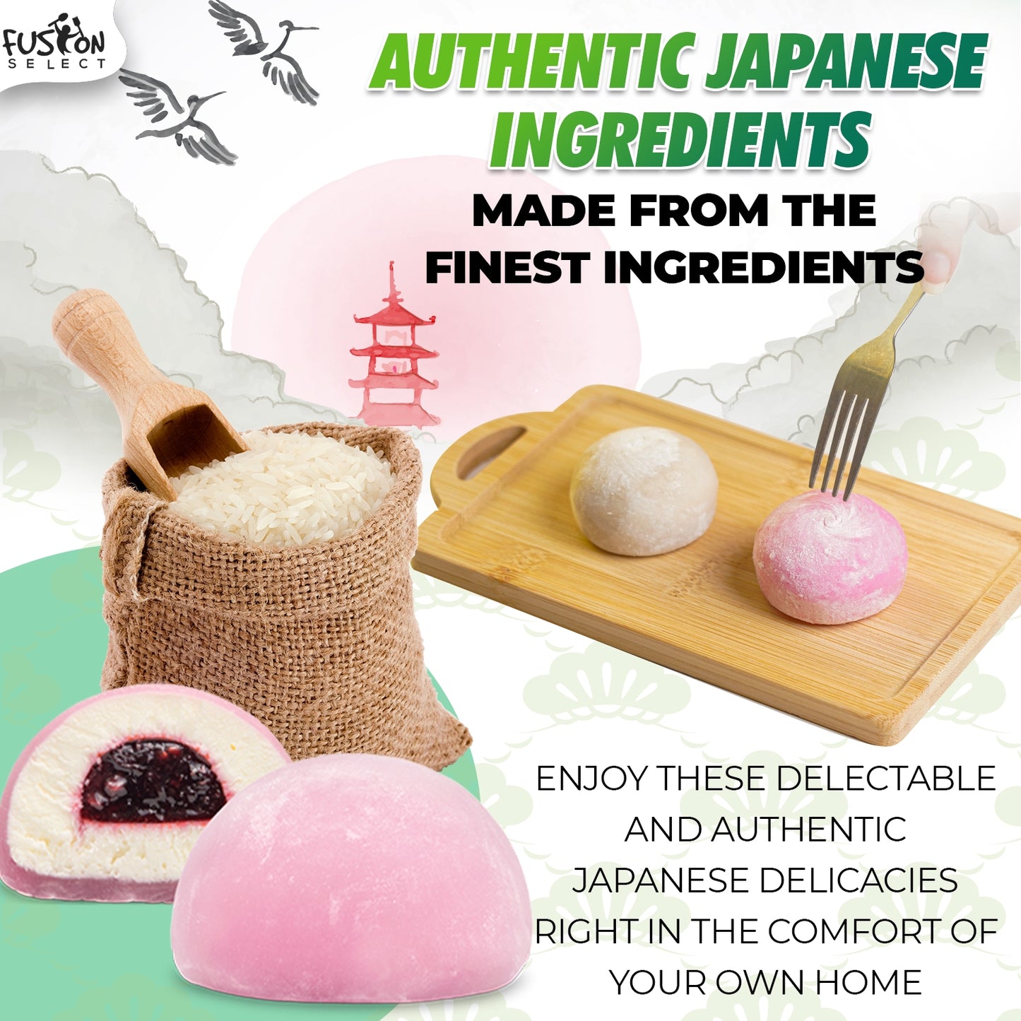 Japanese Mochi 8 Variety Pack