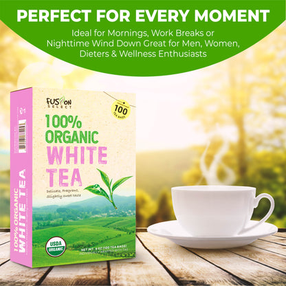 Fusion Select 100% Organic White Tea