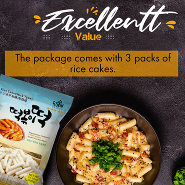 Fusion Select Korean Rice Cakes – Tteokbokki Sticks (2 Packs)