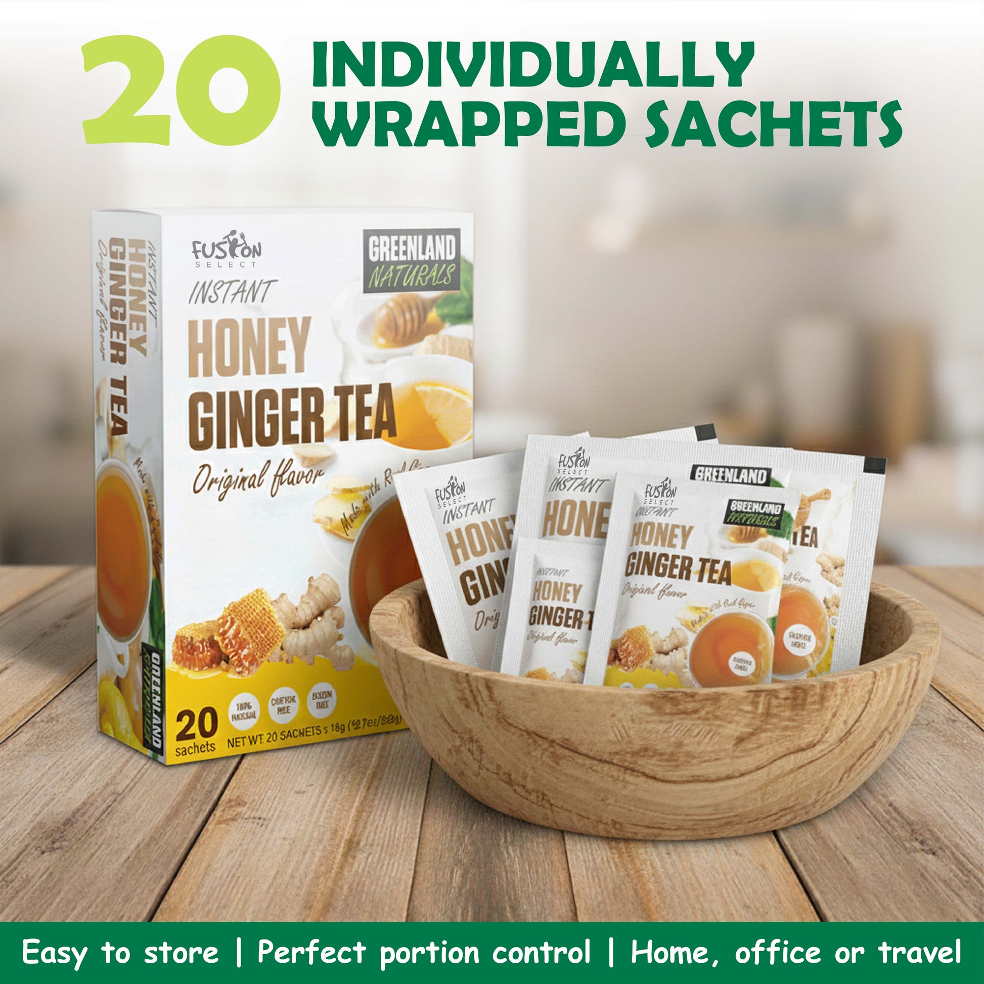 Fusion Select Original Ginger Honey Crystals