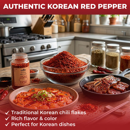 Fusion Select Premium Gochugaru – Korean Red Chili Pepper Flakes