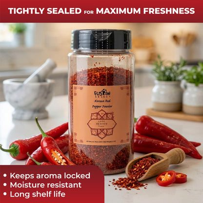Fusion Select Premium Gochugaru – Korean Red Chili Pepper Flakes