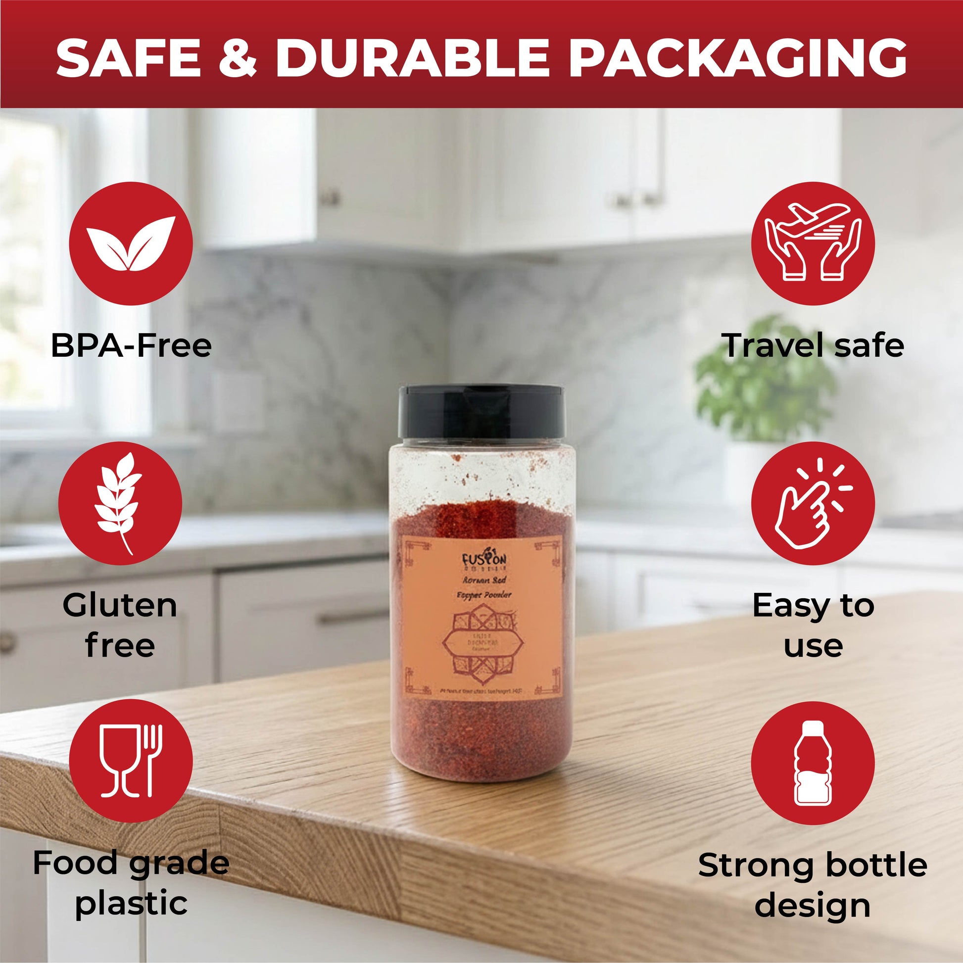 Fusion Select Premium Gochugaru – Korean Red Chili Pepper Flakes